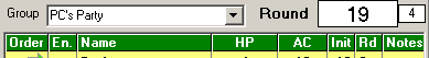 Creature List Display Options